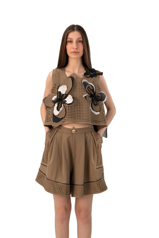 Square-Hem Shorts