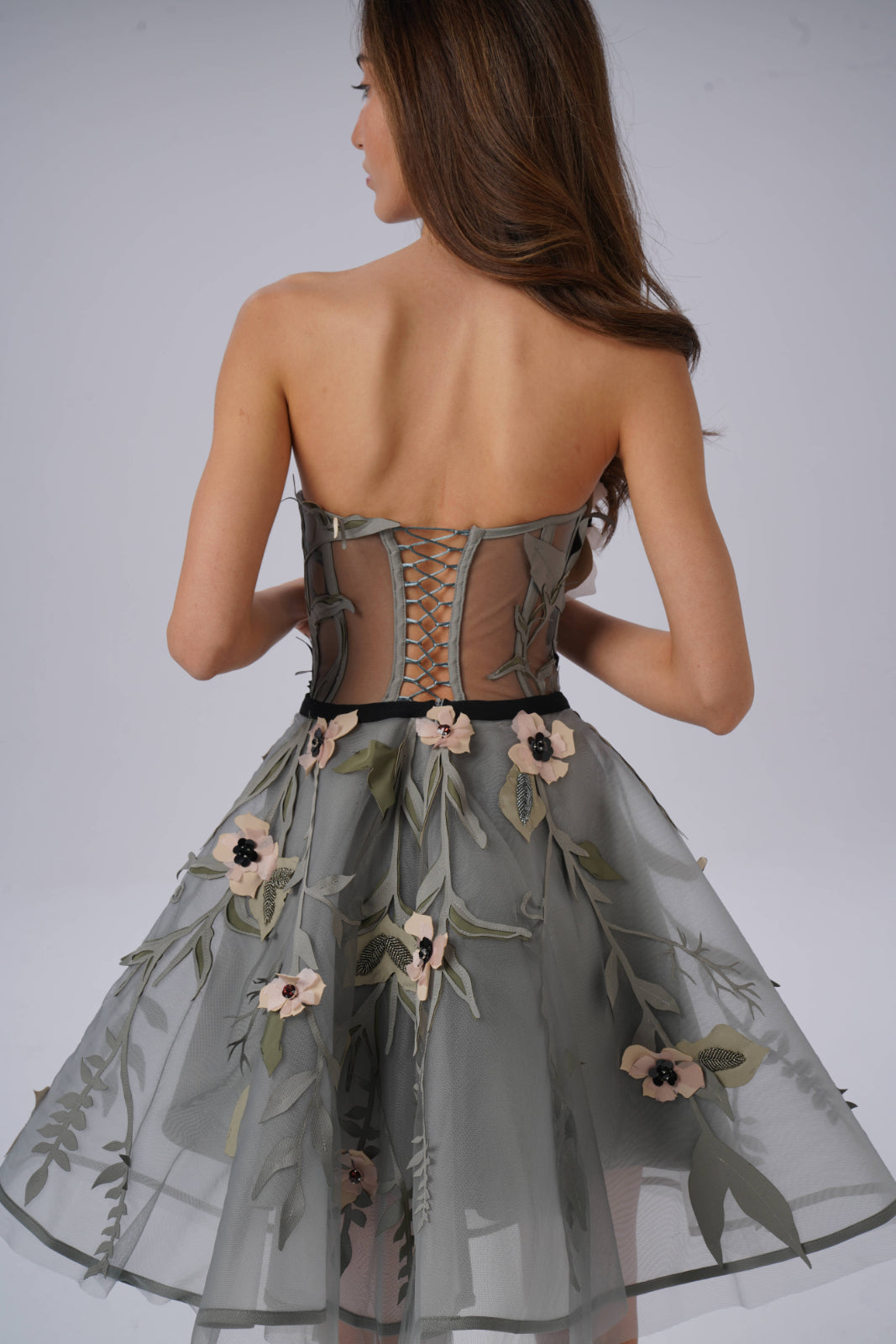 Leaf and flowers Buster Top