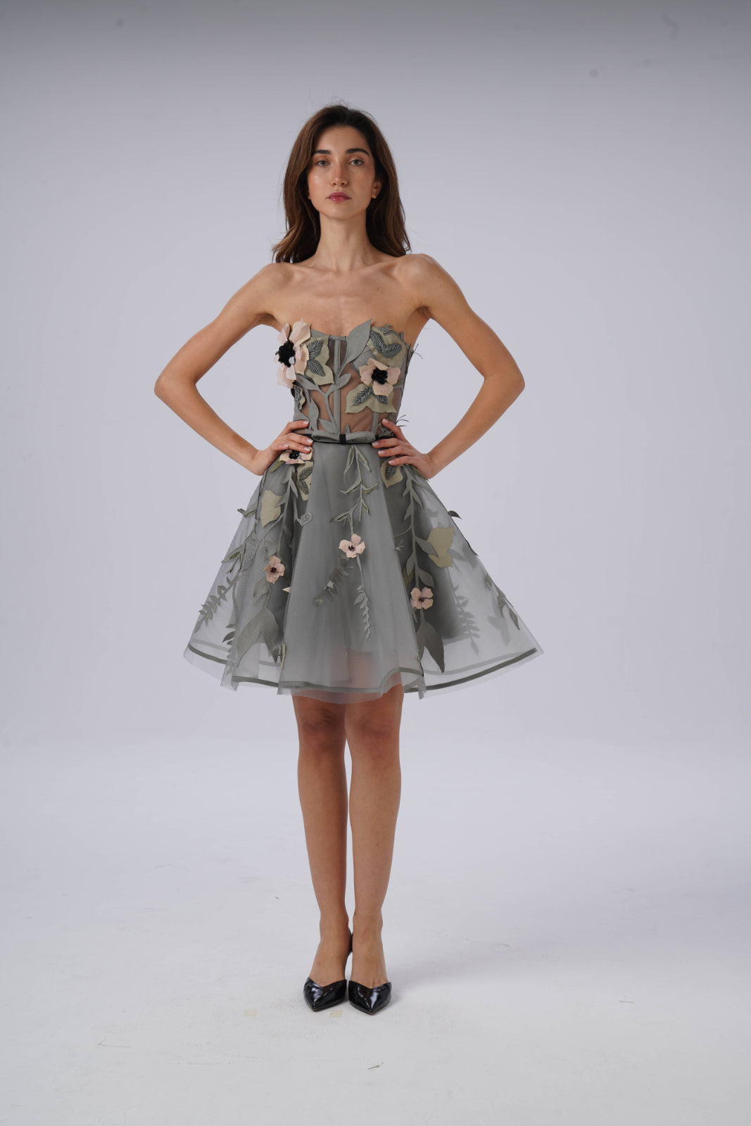 Leaf and flowers Buster Top